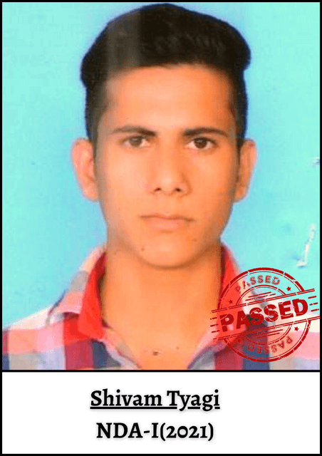 Shivam Tyagi NDA-I(2021)